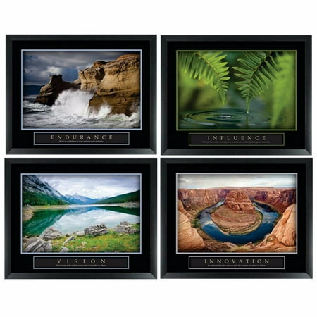 the office motivational posters ideas office décor package of framed motivational posters vision endurance influence innovation the office motivational posters ideas office décor package of framed motivational posters vision endurance influence innovation